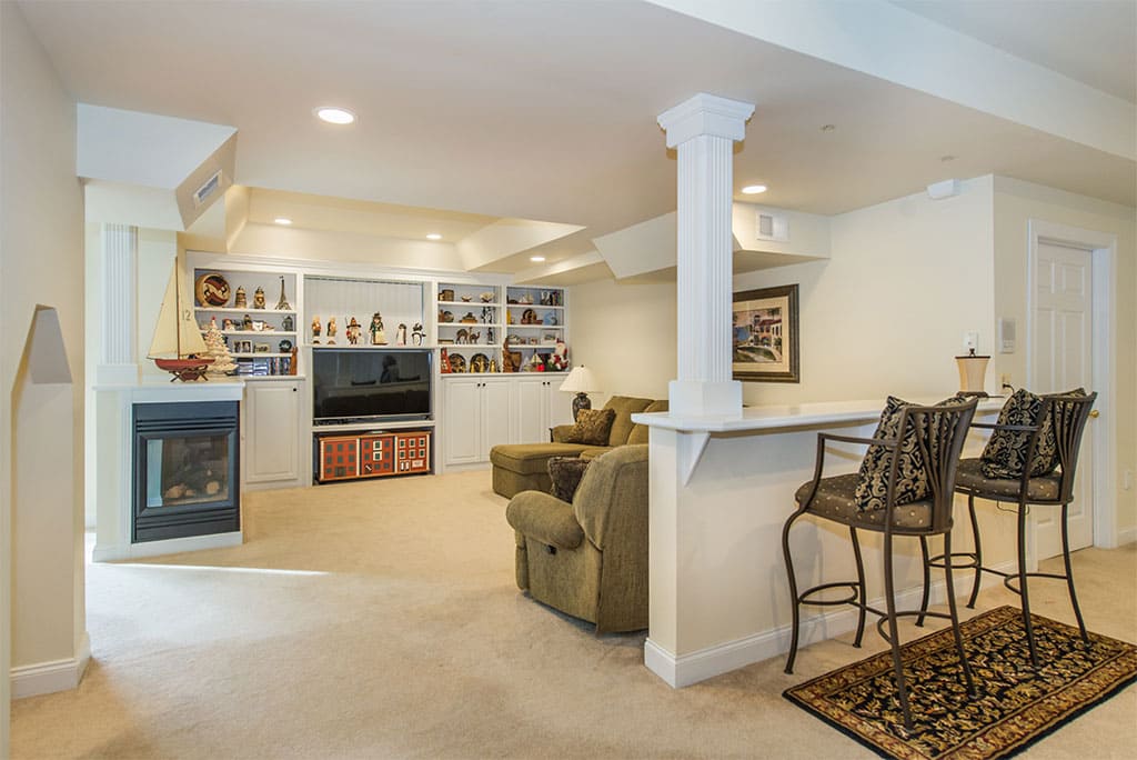 Den Built Ins Basement Remodel | Maximize Functionality in Your New Jersey Home with Custom Built Ins | JMC Home Improvement Specialists