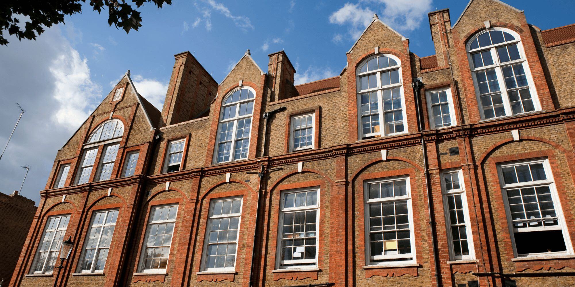 Stock Image of Brick Private School in NJ