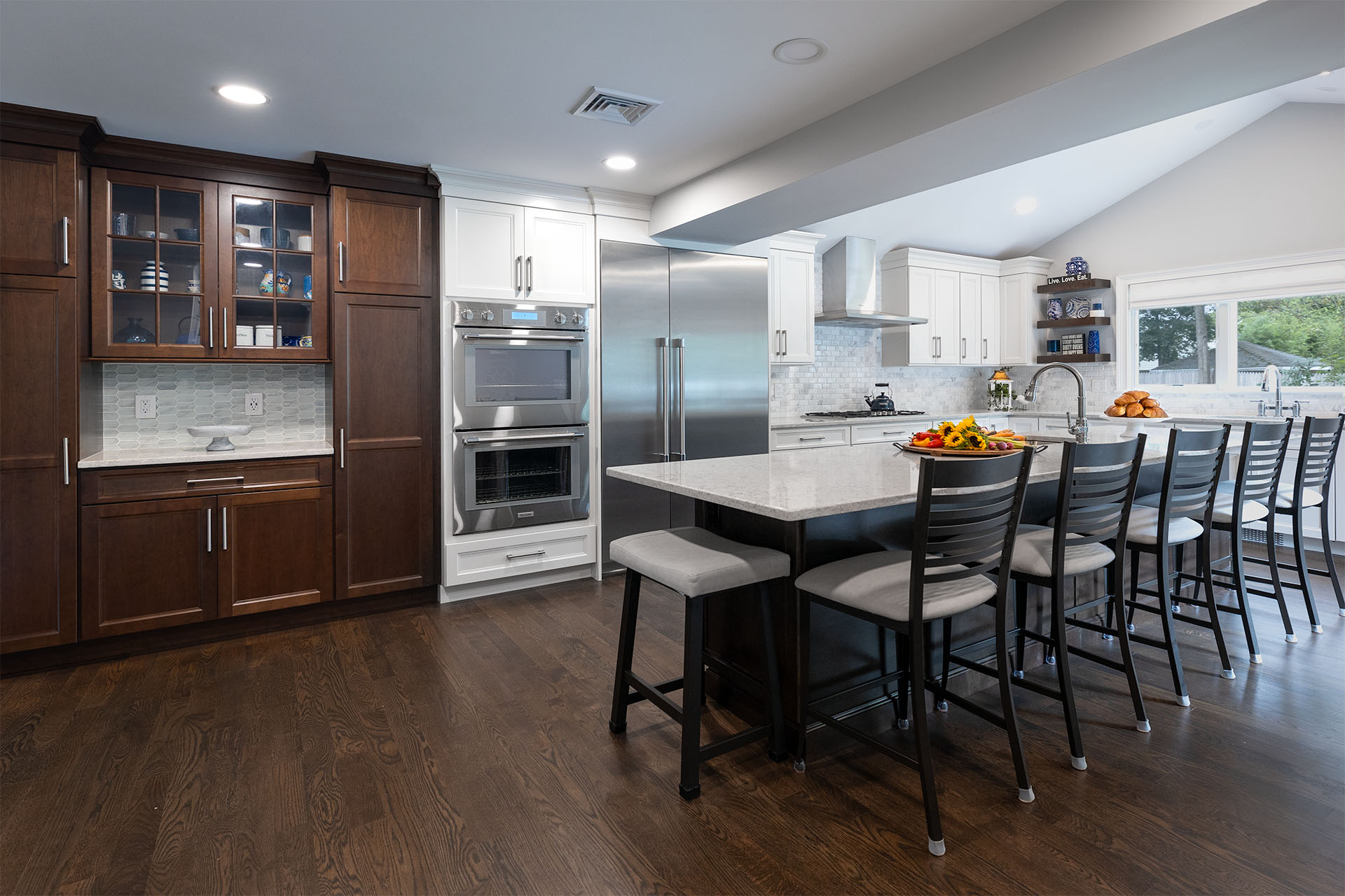 Kitchen Remodel in New Jersey with Built In Appliances