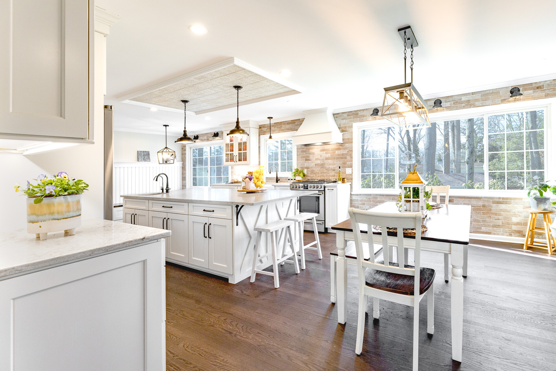 White Kitchen Remodel In New Jersey